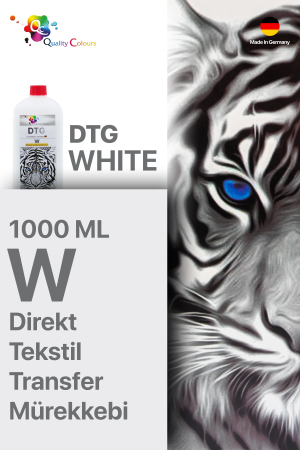 Qc Brother DTG Tekstil Baskı Mürekkebi Beyaz 1000 ML - 2