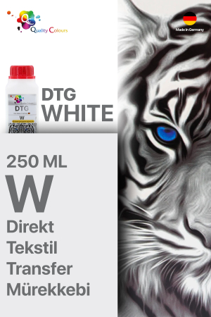 Qc Brother DTG Tekstil Baskı Mürekkebi Beyaz 250 ML - 2