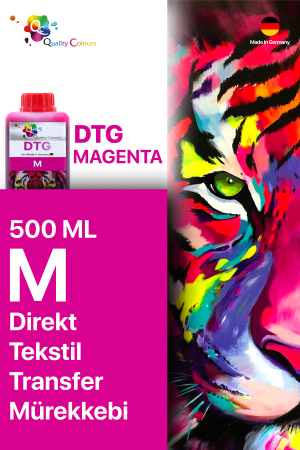 Qc Brother DTG Tekstil Baskı Mürekkebi Macenta 500 ML - 2