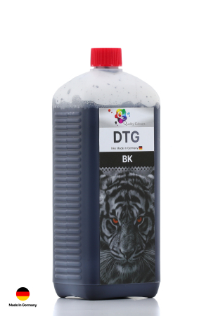 Qc Brother DTG Tekstil Baskı Mürekkebi Siyah 1000 ML - 4