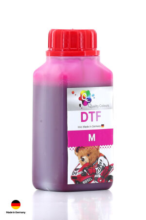 Qc Epson DTF Tekstil Baskı Mürekkebi Kırmızı 250 ML - 4