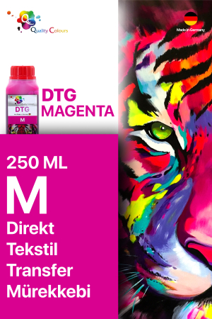 Qc Epson DTG Tekstil Baskı Mürekkebi Macenta 250 ML - 2