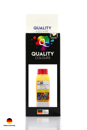 Qc Epson DTG Tekstil Baskı Mürekkebi Sarı 250 ML - 6