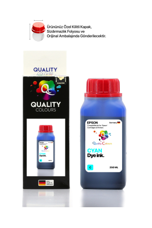 Qc - Epson 101 C - Mavi Dye Mürekkep - 14