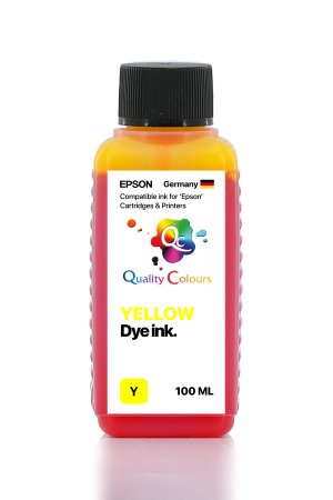 Qc - Epson 102 Y - Sarı Dye Mürekkep 