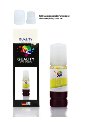 Qc - Epson 102 Y - Sarı Dye Mürekkep - 7