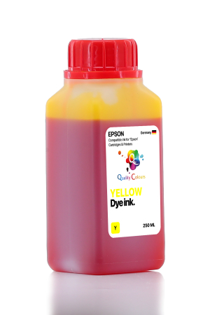 Qc - Epson 104 Y - Sarı Dye Mürekkep - 12