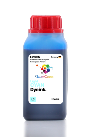 Qc - Epson 673 LC - Açık Mavi Dye Mürekkep - 5