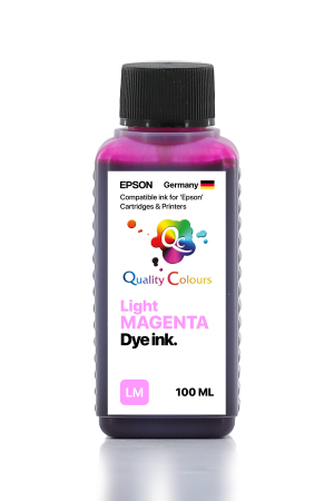 Qc - Epson 673 LM - Açık Macenta Dye Mürekkep 