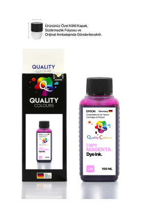 Qc - Epson 673 LM - Açık Macenta Dye Mürekkep - 4