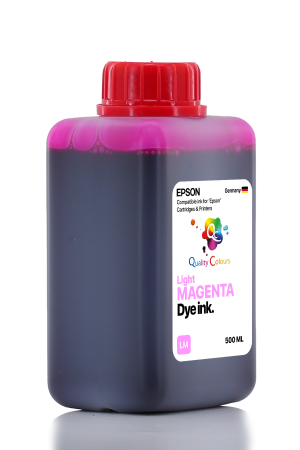 Qc - Epson 673 LM - Açık Macenta Dye Mürekkep - 10