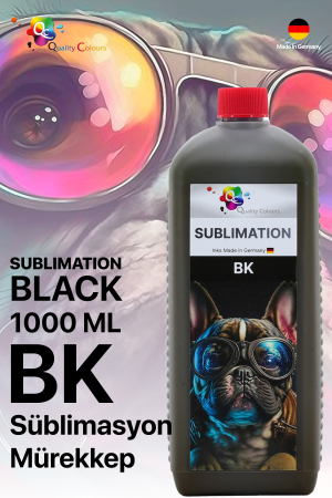 Qc Epson BK Siyah 1000ml Süblimasyon Mürekkebi - 2