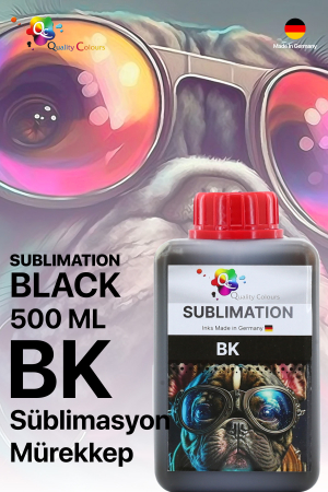 Qc Epson BK Siyah 500ml Süblimasyon Mürekkebi - 2