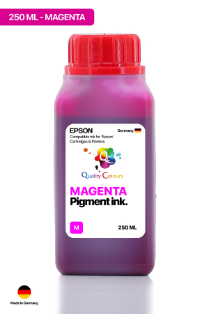 QC Epson Colorworks Macenta Pigment 250ml Etiket Mürekkebi 