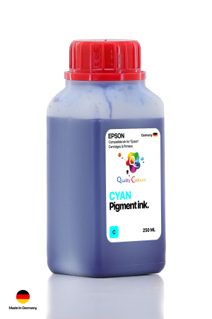 QC Epson Colorworks Mavi Pigment 250ml Etiket Mürekkebi - 2