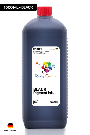 QC Epson Colorworks Siyah Pigment 1000ml Etiket Mürekkebi - 1