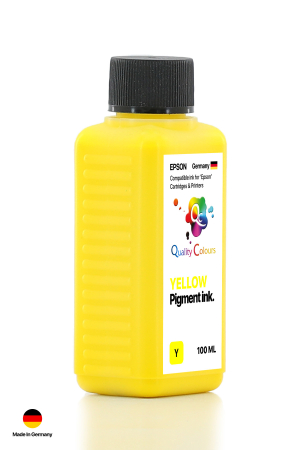 QC Epson Colorworks Sarı Pigment 100ml Etiket Mürekkebi - 2