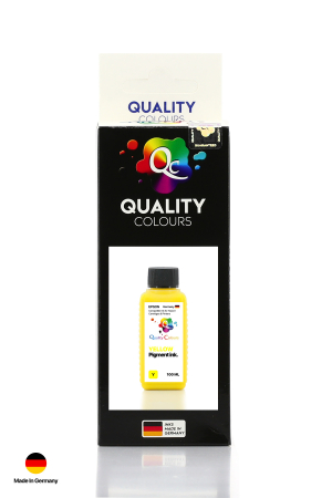 QC Epson Colorworks Sarı Pigment 100ml Etiket Mürekkebi - 3