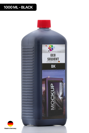 Qc Epson Eco Solvent Boya Black Siyah 1000ml 