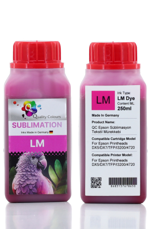 Qc Epson LM Açık Macenta 250ml Süblimasyon Mürekkebi - 7