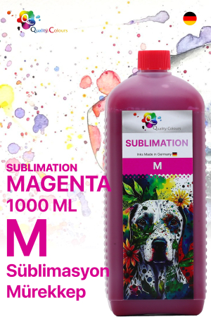 Qc Kyocera M Macenta 1000ml Süblimasyon Mürekkebi - 2